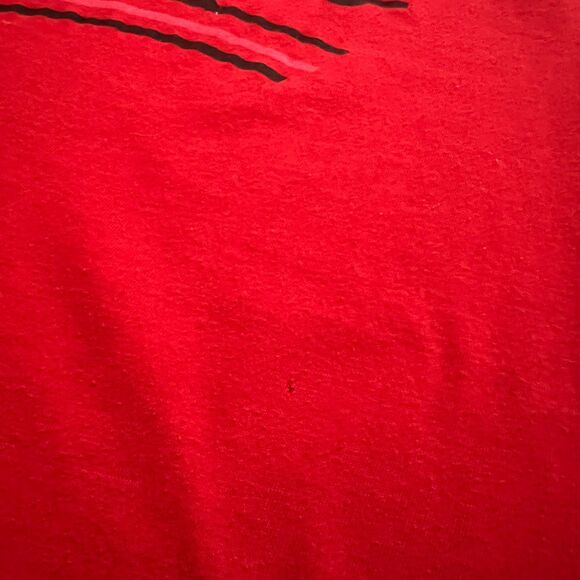 Vintage 80's Puerto Rico Red Short Sleeve Shirt Made in USA - Picture 6 of 6